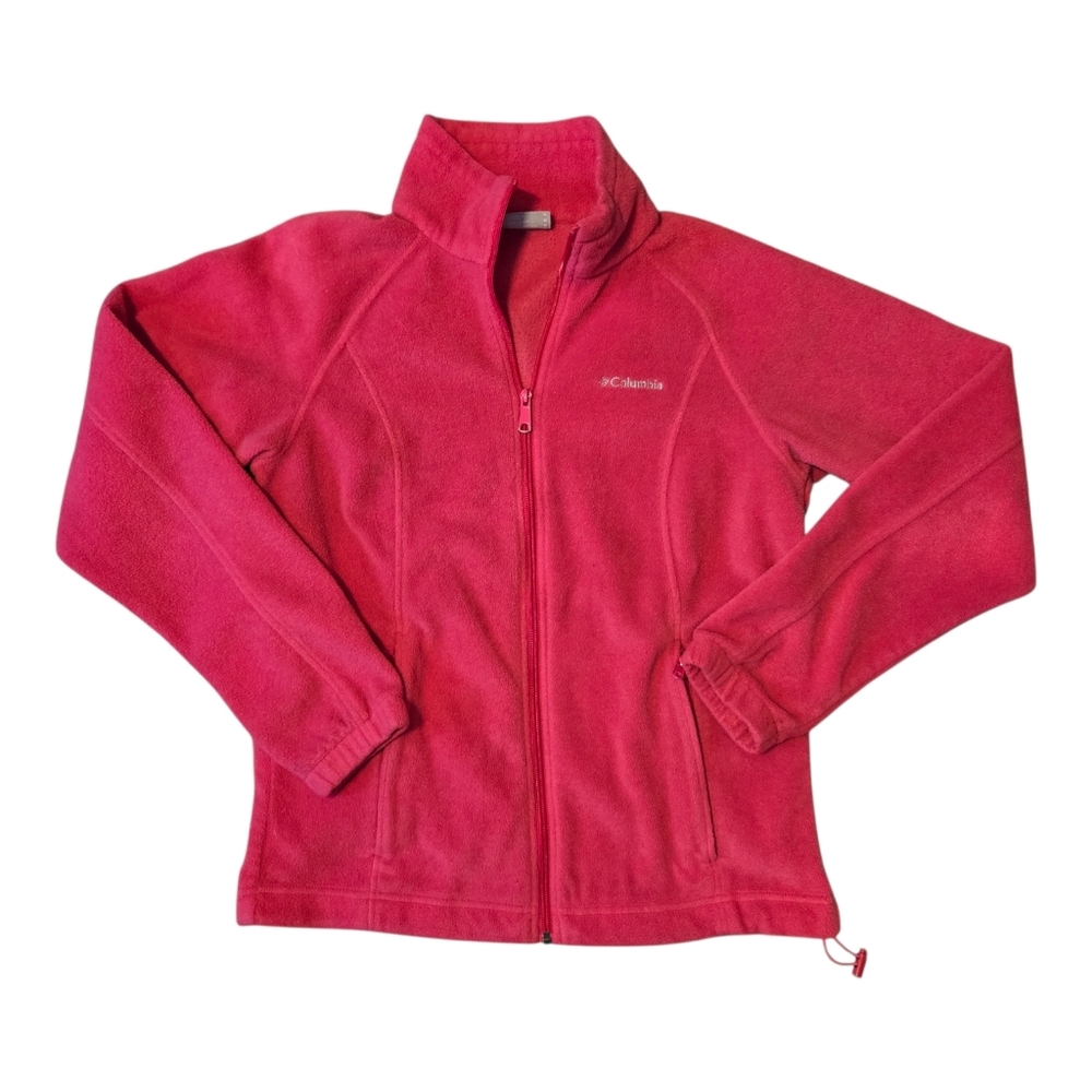 Cozy Columbia Zip Up Fleece Sweatshirt, Women's Size M